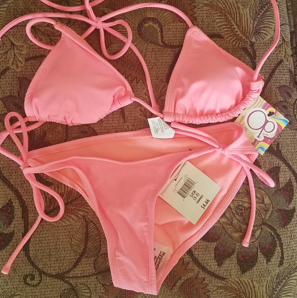 NWT peach bikini